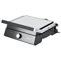 Blaupunkt GRS501 Contactgrill Elektrisch Anti-aanbaklaag, Controlelampje Zwart, Zilver