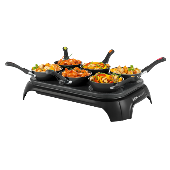 Tefal Py5828 Wok-party Duo
