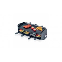 Rommelsbacher RC1200 Ottimo 8 Persoons Raclette-Grill 1200W RVS/Zwart